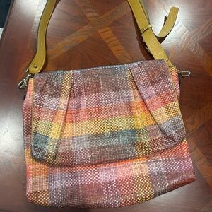 Multicolor Italian made purse